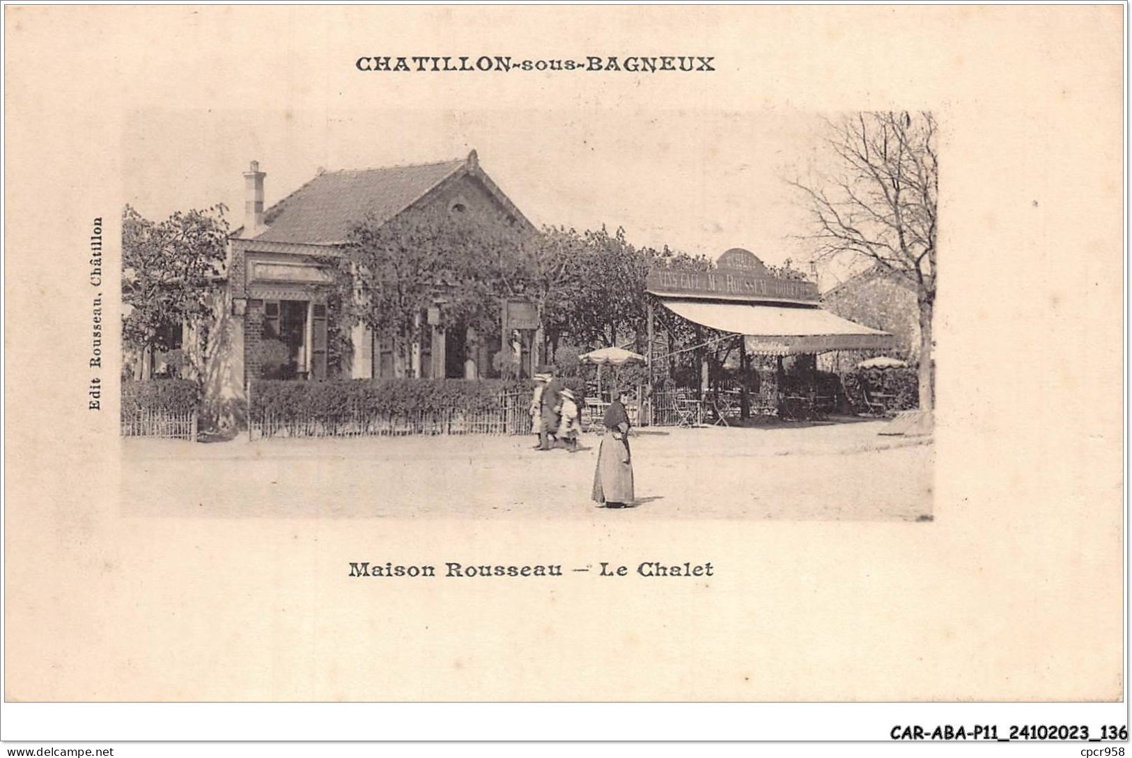 CAR-ABAP11-92-1075 - CHATILLON-sous-BAGNEUX - Maison Rousseau - Le Chalet - Châtillon