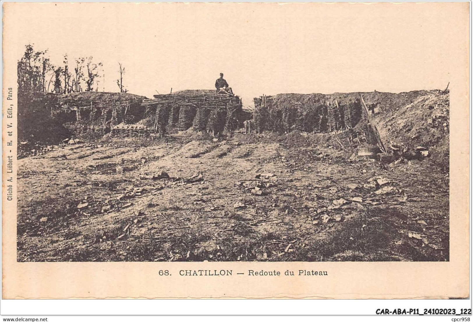 CAR-ABAP11-92-1068 - CHATILLON - Redoute Du Plateau - Châtillon