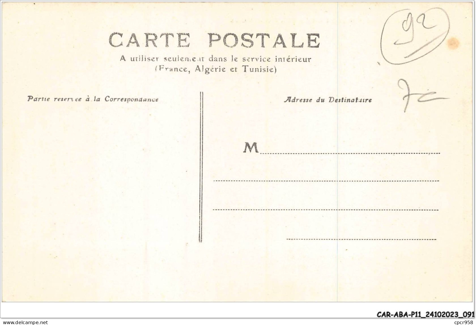 CAR-ABAP11-92-1052 - Le Plateau De CHATILLON - Paris Après Le Siège Et La Commune - Châtillon