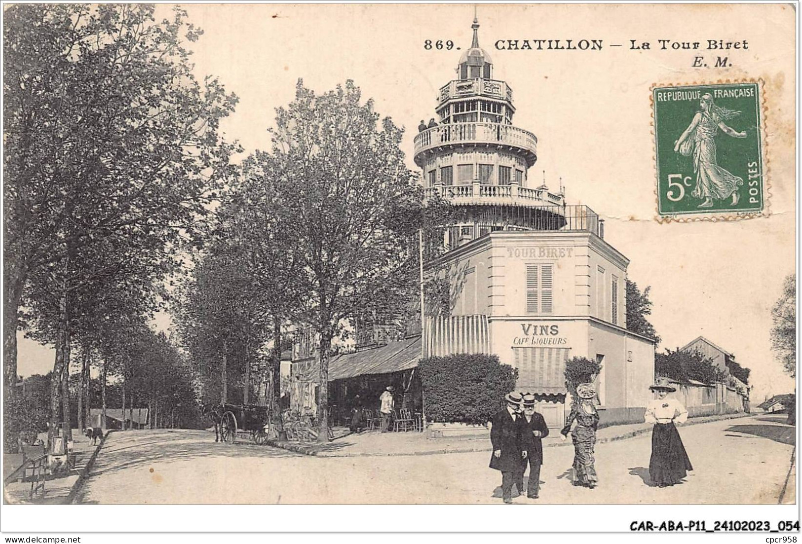 CAR-ABAP11-92-1034 - CHATILLON - La Tour Biret - E - M - Châtillon