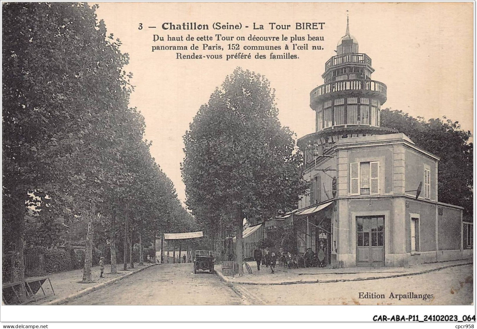 CAR-ABAP11-92-1039 - CHATILLON - Seine - Tour Biret  - Châtillon