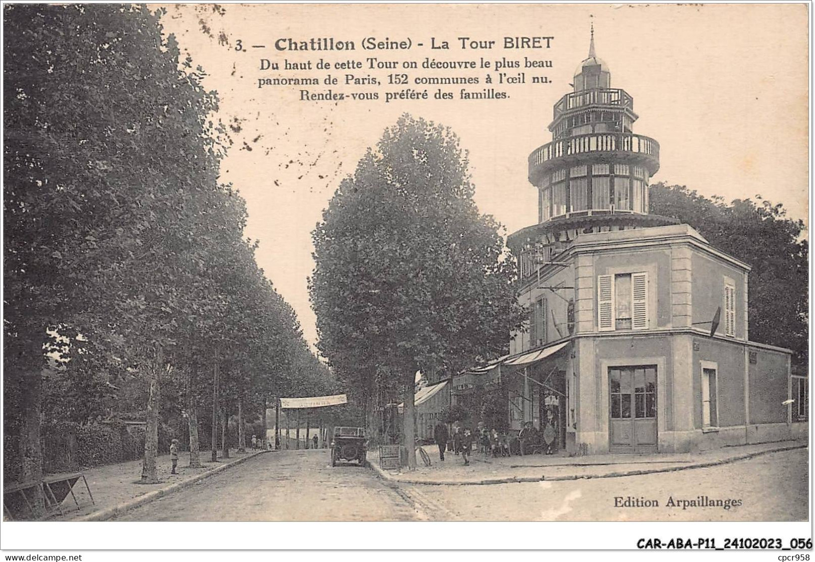 CAR-ABAP11-92-1035 - CHATILLON - Seine - La Tour Biret  - Châtillon