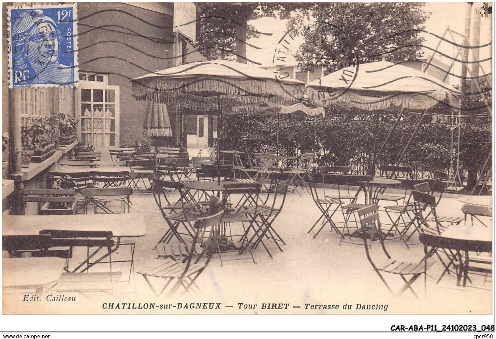 CAR-ABAP11-92-1031 - CHATILLON-sur-BAGNEUX - Tour Biret - Terrasse Du Dancing - Châtillon