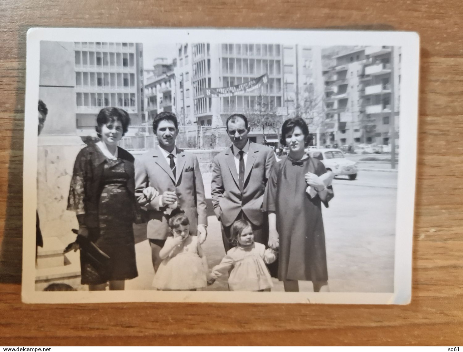 19473.   Fotografia D'epoca Gruppo Persone Democrazia Cristiana Palermoaa '60 Italia - 10,5x7,5 - Anonymous Persons