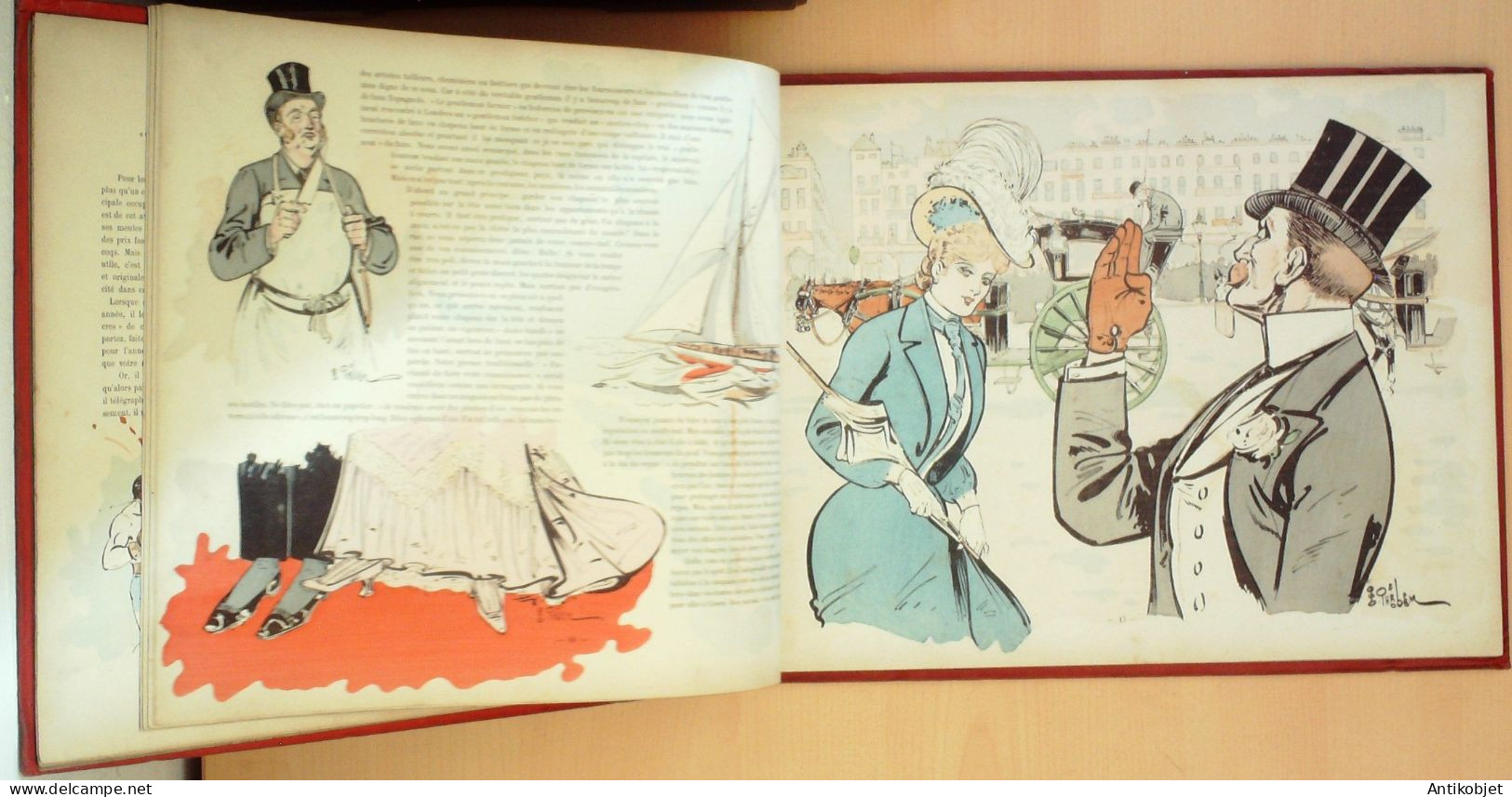 Messieurs les Anglais illustré par Thélem Texte Sergius édition Colin Emile Lagny 1902