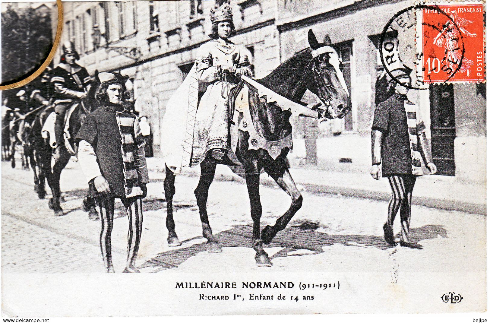 76 Seine Maritime ROUEN Millénaire Normand  Richard 1er .Enfant  De 14 Ans - Rouen