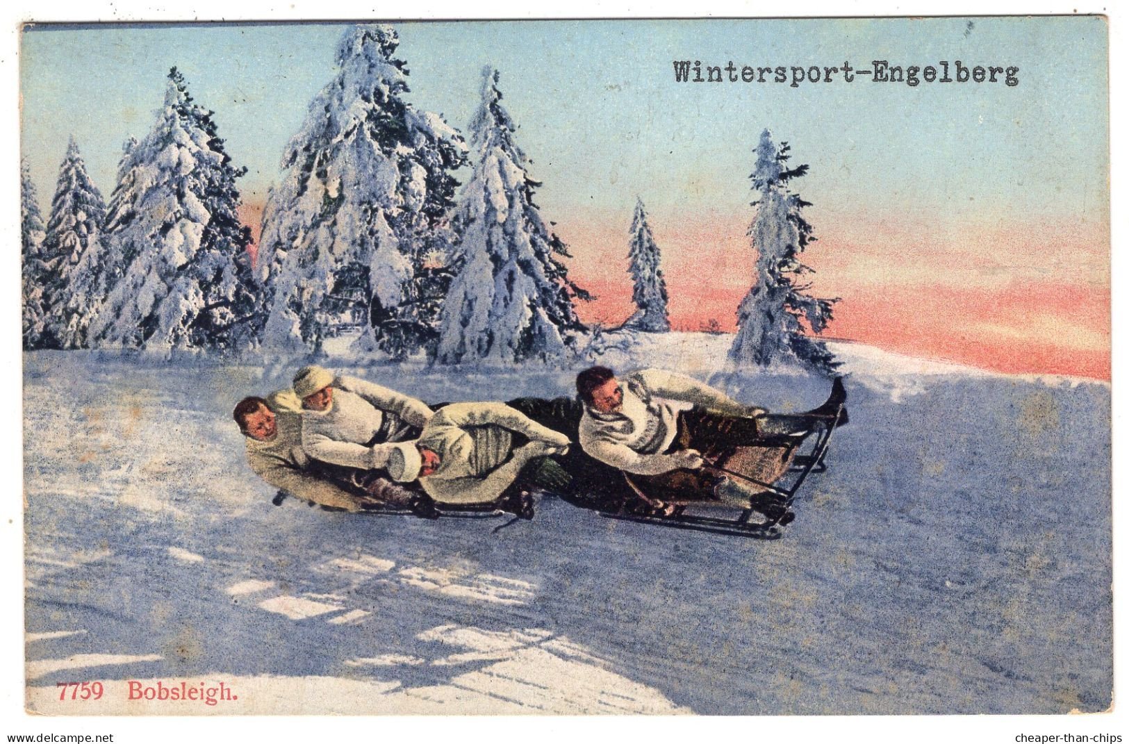 ENGELBERG - Wintersport - Bobsleigh - Wehrli 7759 - Engelberg