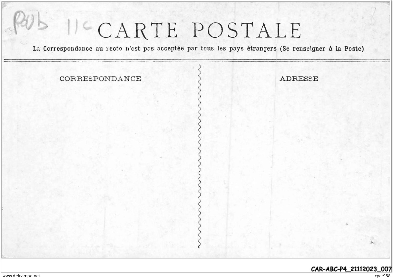 CAR-ABCP4-0303 - PUBLICITE - CHEMINS DE FER DE L'OUEST ET DE BRIGHTON - PARIS A LONDRES - Reclame
