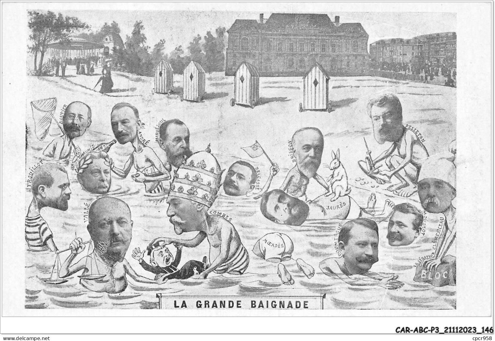 CAR-ABCP3-0257 - POLITIQUE - LA GRANDE BAIGNADE - Zonder Classificatie