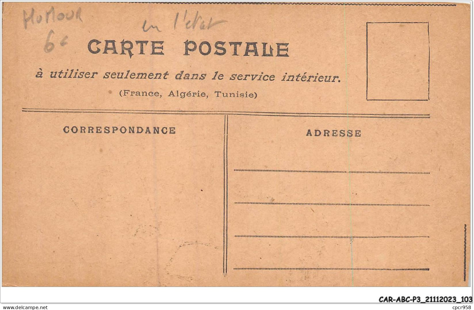 CAR-ABCP3-0235 - HUMOUR - LA TELEGRAPHIE SANS FIL - VENDU EN ETAT - Humor