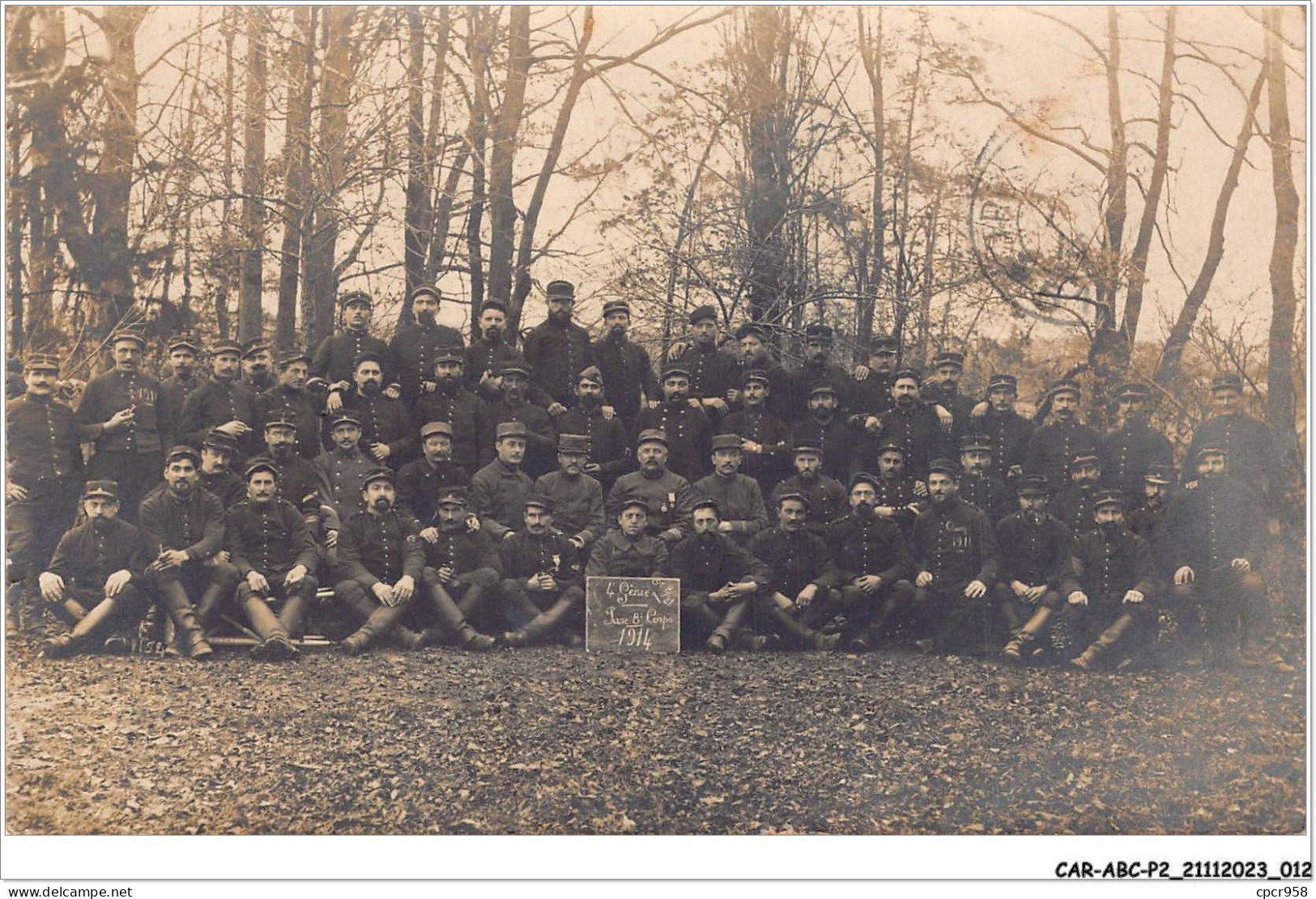 CAR-ABCP2-0106 - FANTAISIE - MILITAIRES.carte Photo - Guerre 1914-18