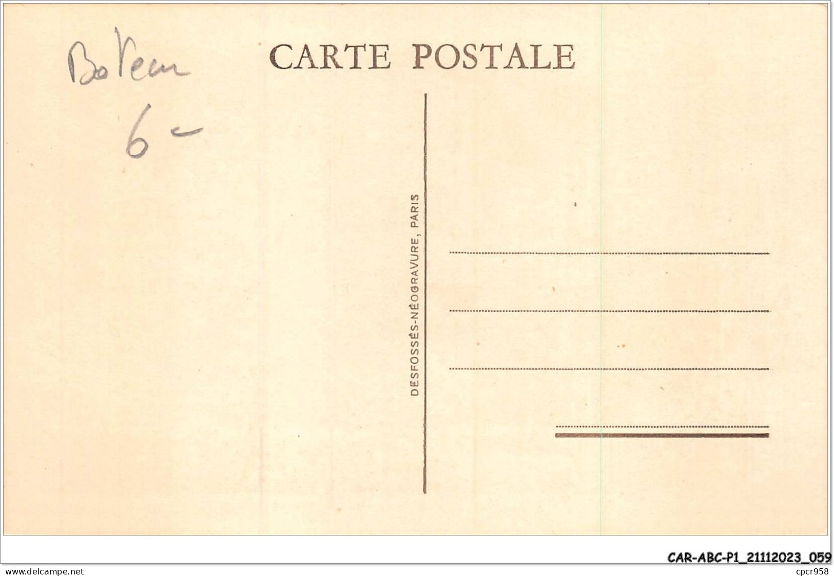 CAR-ABCP1-0030 - BATEAU - CHARGEURS REUNIS - FUMOIR 1 CLASSE - FOUCAULD ET BRAZZA  - Passagiersschepen