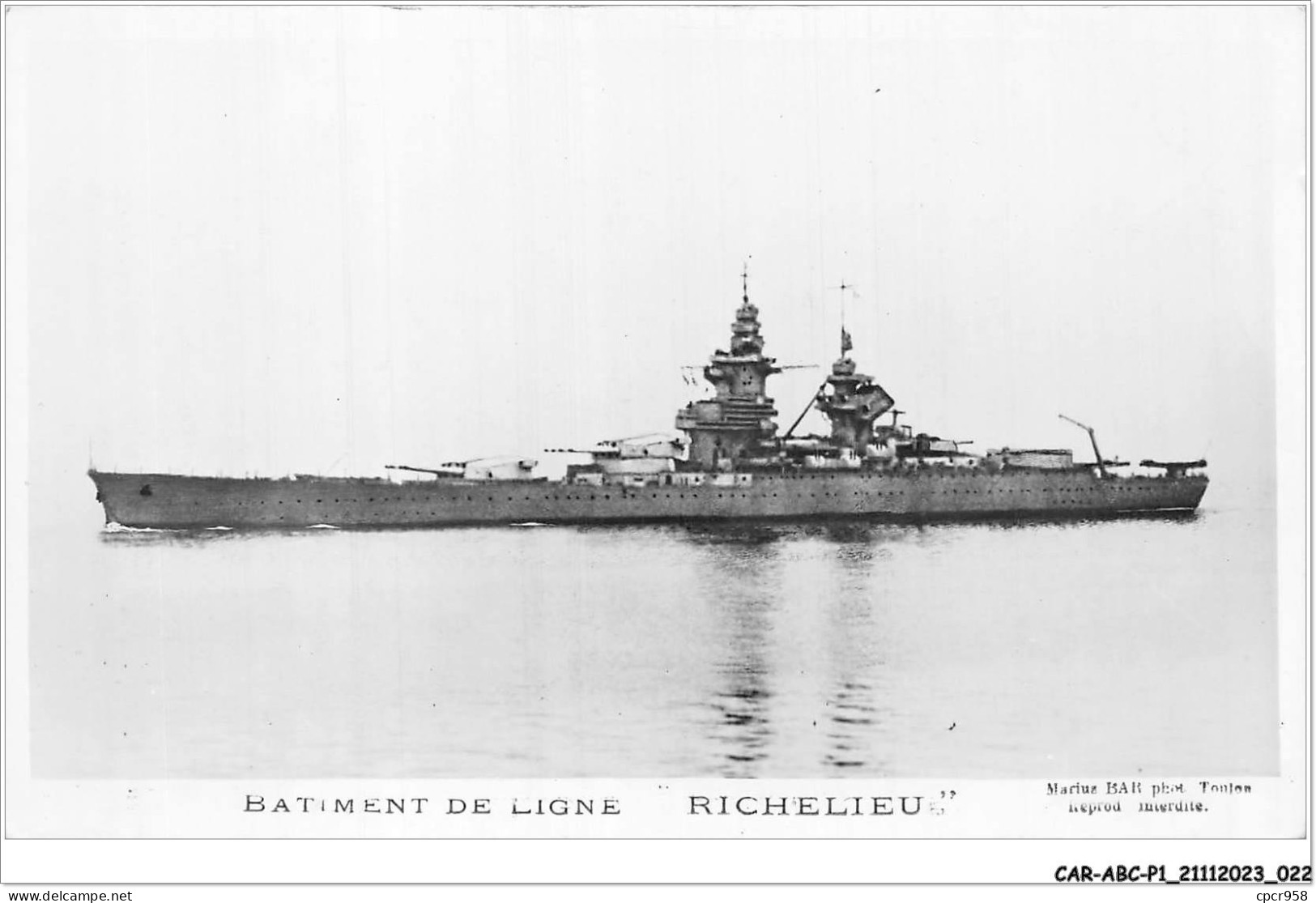 CAR-ABCP1-0012 - BATEAU - BATIMENT DE LIGNE - RICHELIEU - Paquebots