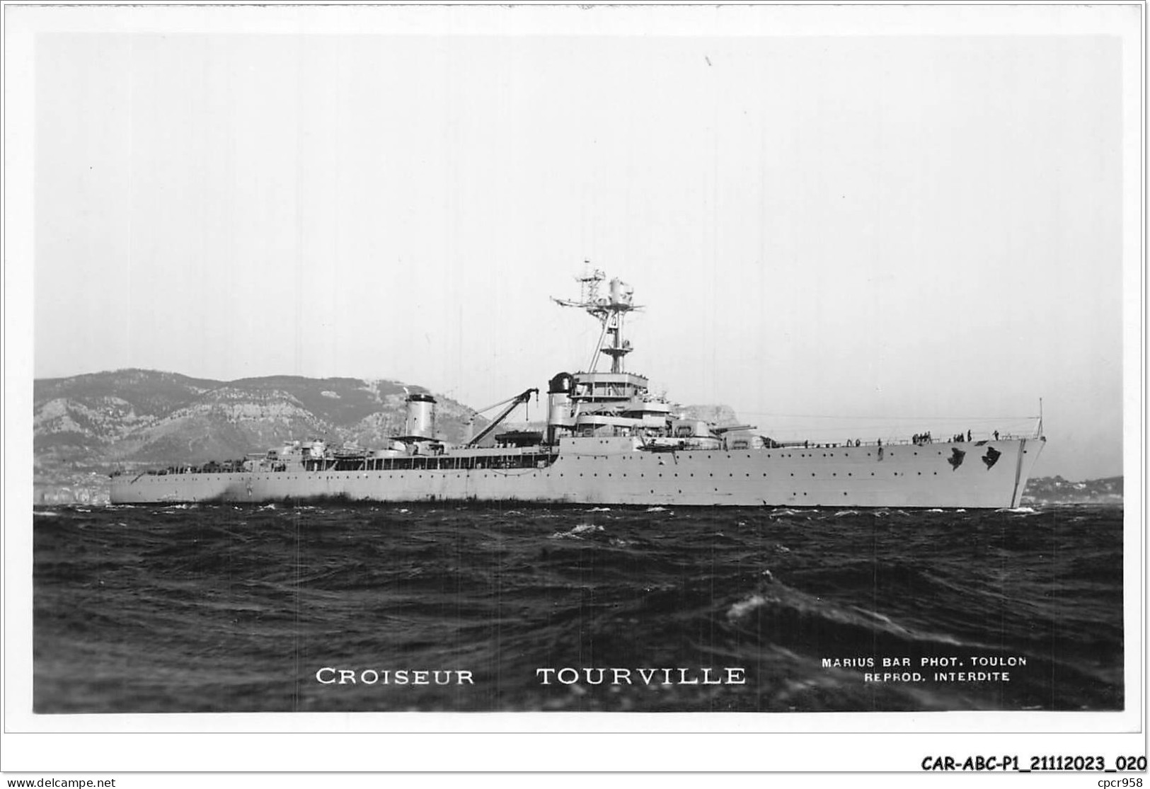 CAR-ABCP1-0011 - BATEAU - CROISEUR - TOURVILLE - Paquebote