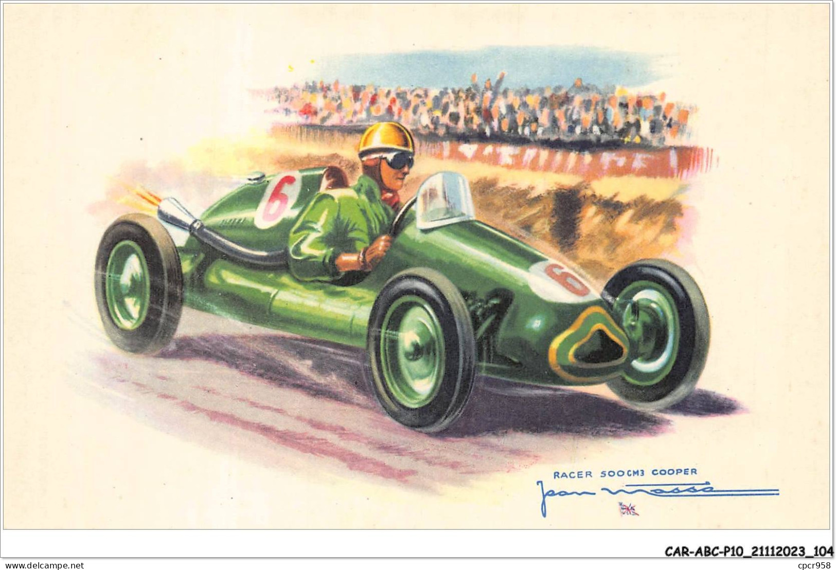 CAR-ABCP10-0954 - AUTOMOBILE - RACER 500CM3 COOPER - JEAN MASSA  - Andere & Zonder Classificatie