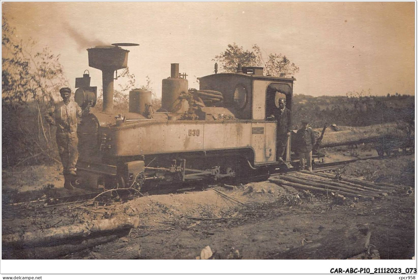 CAR-ABCP10-0939 - TRAIN - DECAVILLE - CARTE PHOTO  - Eisenbahnen