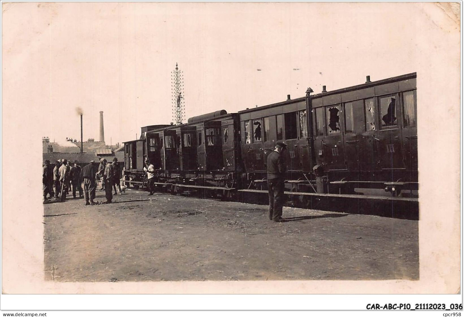 CAR-ABCP10-0921 - TRAIN - CARTE PHOTO - A LOCALISER - Trenes