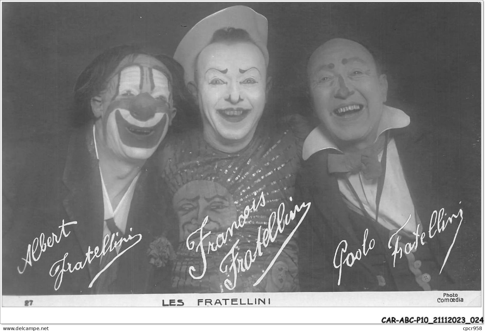 CAR-ABCP10-0915 - CIRQUE - LES FRATELLINI  - Circus