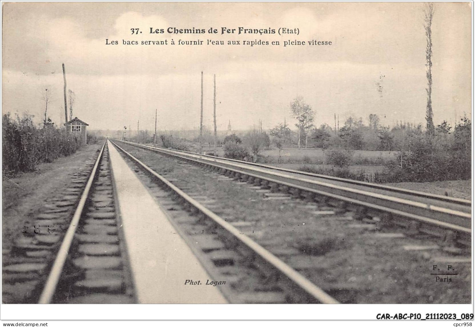 CAR-ABCP10-0947 - TRAIN - LES CHEMINS DE FER FRANCAIS - ETAT   - Eisenbahnen