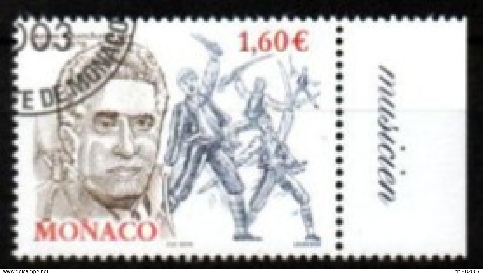 MONACO   -   2003 .  Y&T N° 2401 Oblitéré.  Danse Du Sabre - Used Stamps