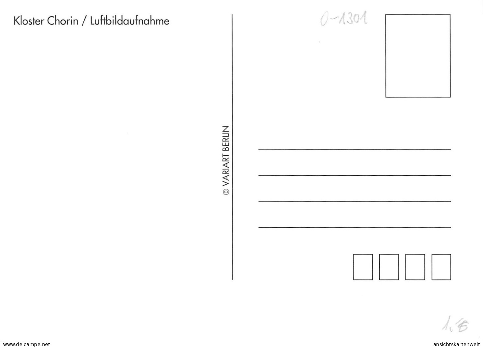 Kloster Chorin Luftbildaufnahme Ngl #168.129 - Other & Unclassified