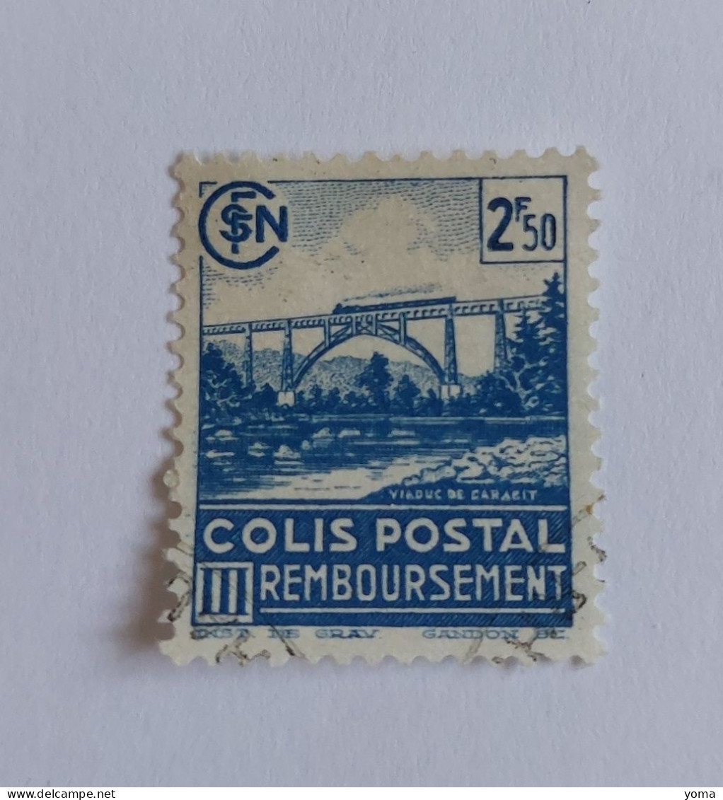 N° 179       2F50 Bleu  -  III  Remboursement - Afgestempeld