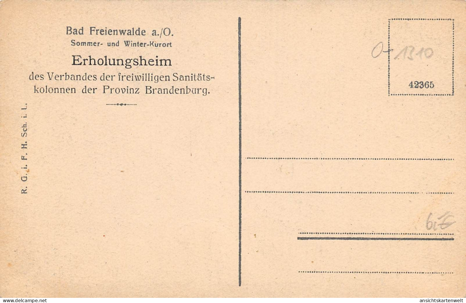 Bad Freienwalde Landhaus Ngl #168.138 - Andere & Zonder Classificatie