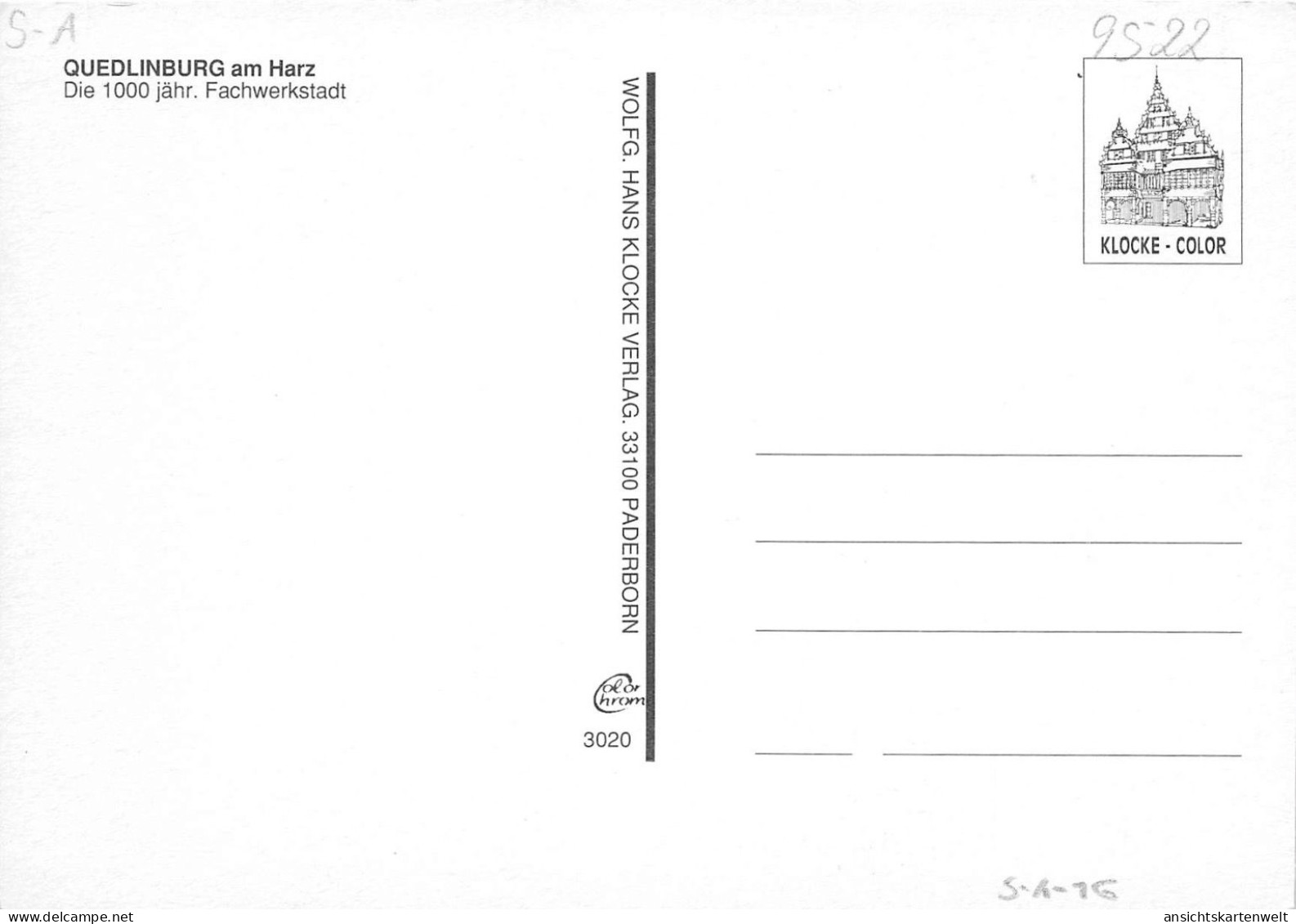 Quedlinburg A.H. Teilansichten Mehrbildkarte Ngl #171.791 - Other & Unclassified