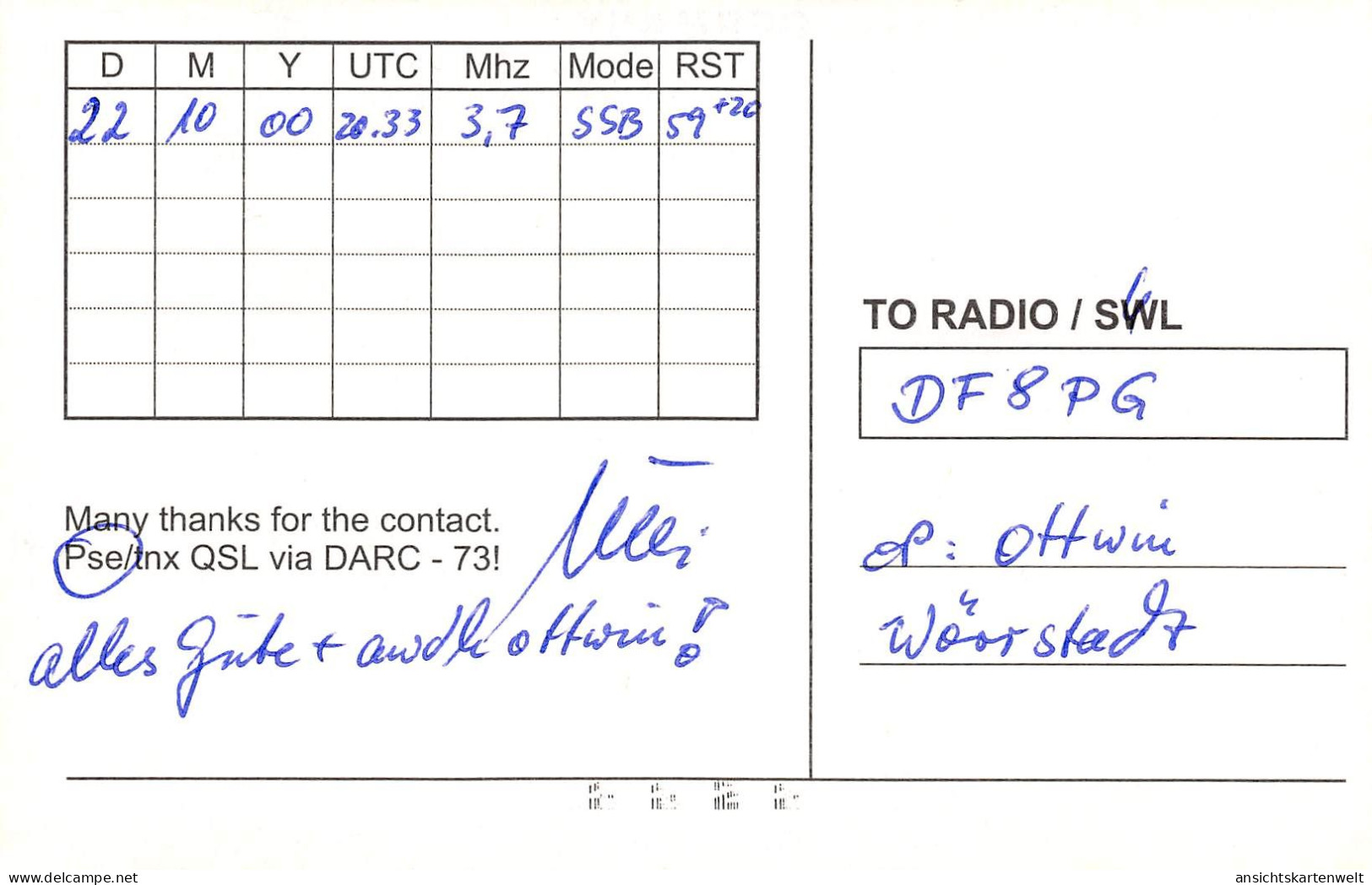 Vierraden Radio-Crew Ngl #168.159 - Otros & Sin Clasificación