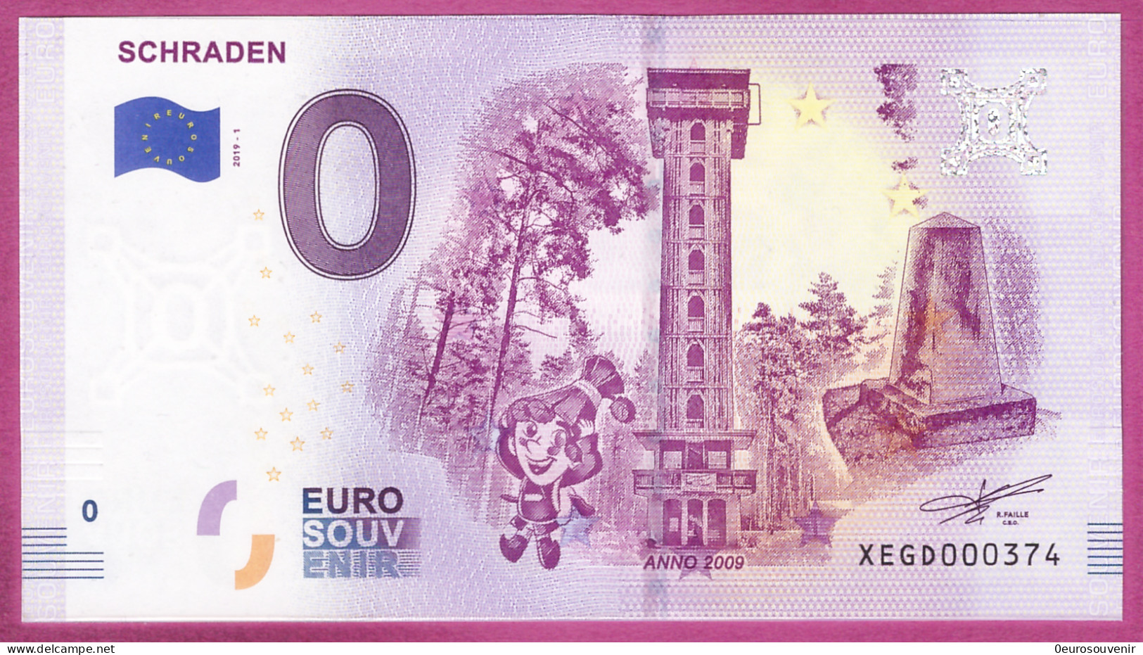 0-Euro XEGD 2019-1 SCHRADEN - Privéproeven