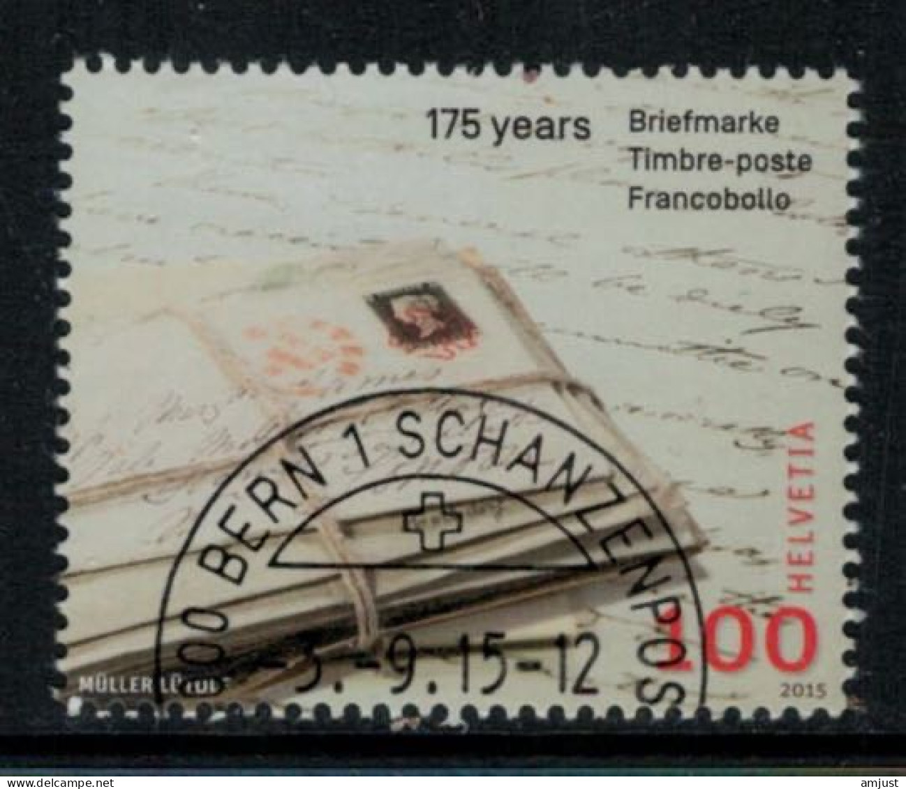 Suisse // Schweiz  // 2010-2017 // 2015 // 175 Ans Du Timbre-poste 2015 No. 1569 - Gebraucht