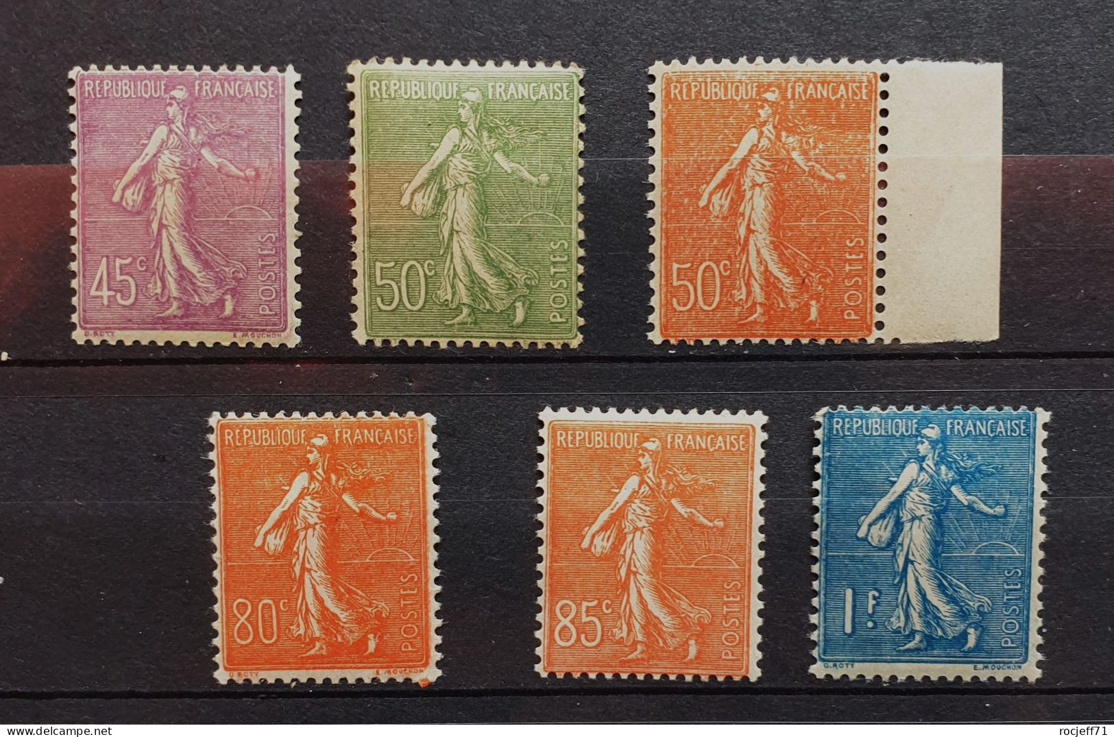 05 - 24 - France - Semeuse N° 197 - 198 - 199 - 203 - 204 - 205 - Tous * - MH - Unused Stamps