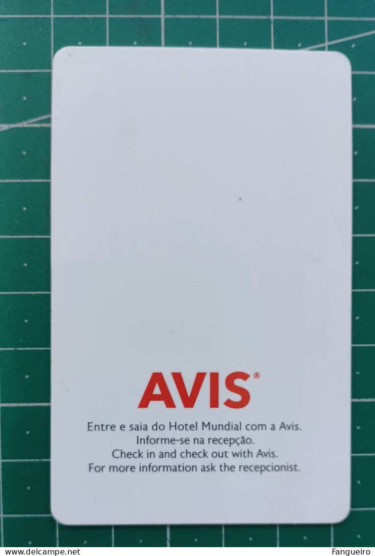 PORTUGAL HOTEL KEY CARD HM - AVIS - Chiavi Elettroniche Di Alberghi