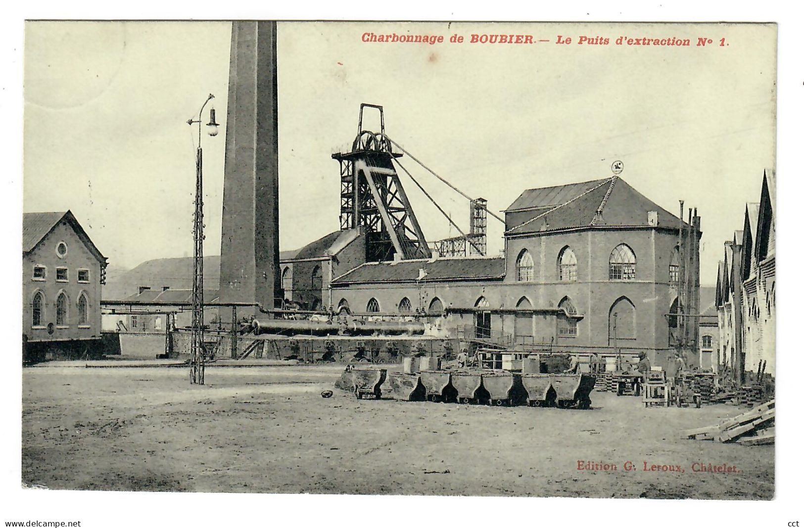 Châtelet   Charbonnage De Boubier   Le Puits D'extraction N° 1 - Châtelet