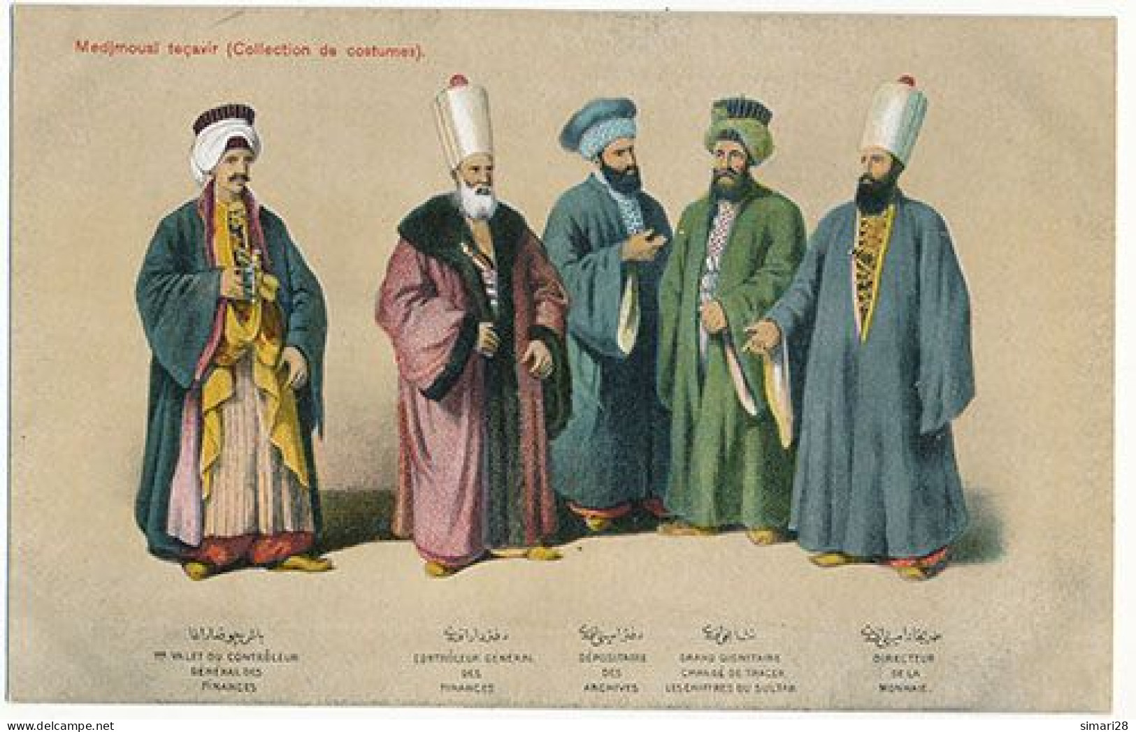 COLLECTION DE COSTUMES - N° 118 - MEDJOUMOUAL TECAVIR - Turquia