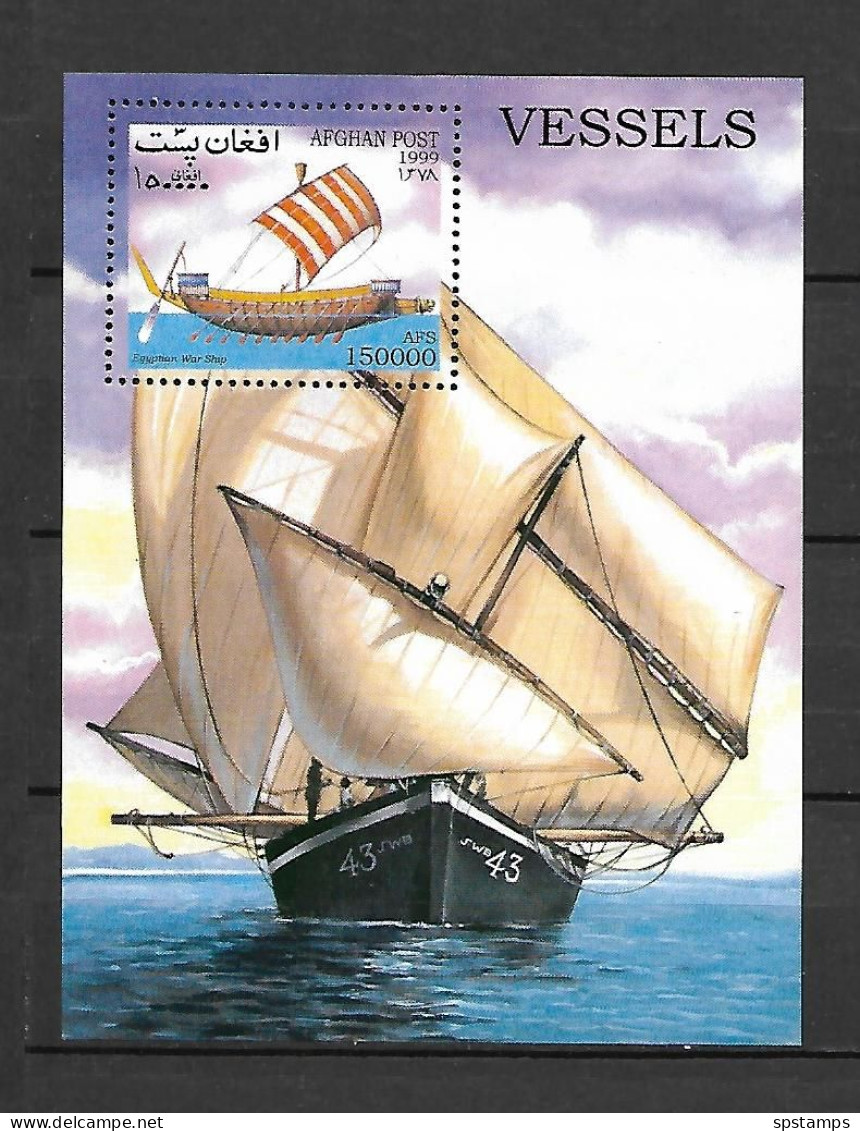 Afghanistan 1999 Ships MS MNH - Bateaux
