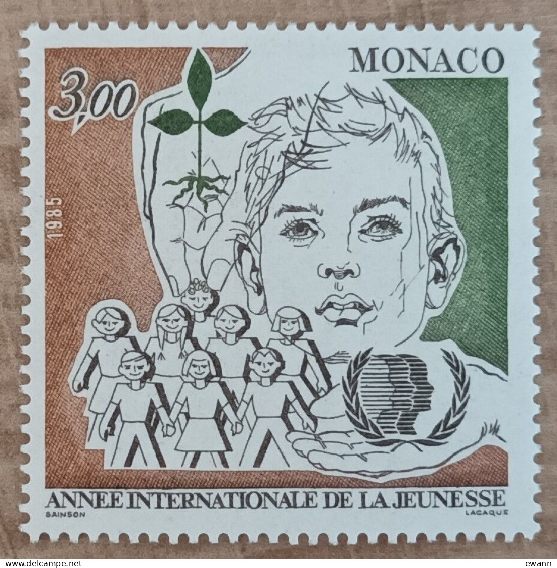 Monaco - YT N°1478 - Année Internationale De La Jeunesse - 1985 - Neuf - Ungebraucht