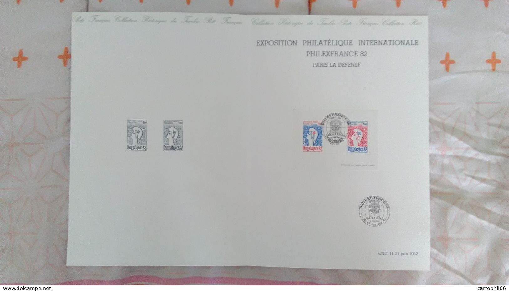 - Document Premier Jour Bloc PHILEXFRANCE 82 - EXPOSITION PHILATÉLIQUE INTERNATIONALE  PARIS 11.6.1982 - - Briefmarkenausstellungen