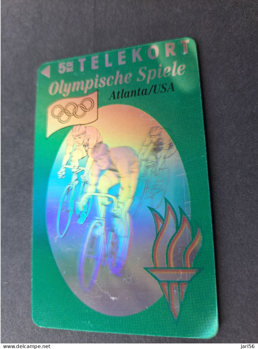 DENMARK /  MAGNETIC SERIE / 5KR/ HOLOGRAM/ TS/ OLYMPICS / CYCLING      / /  OPLAG 11.000 EX  MINT   **16632** - Dinamarca