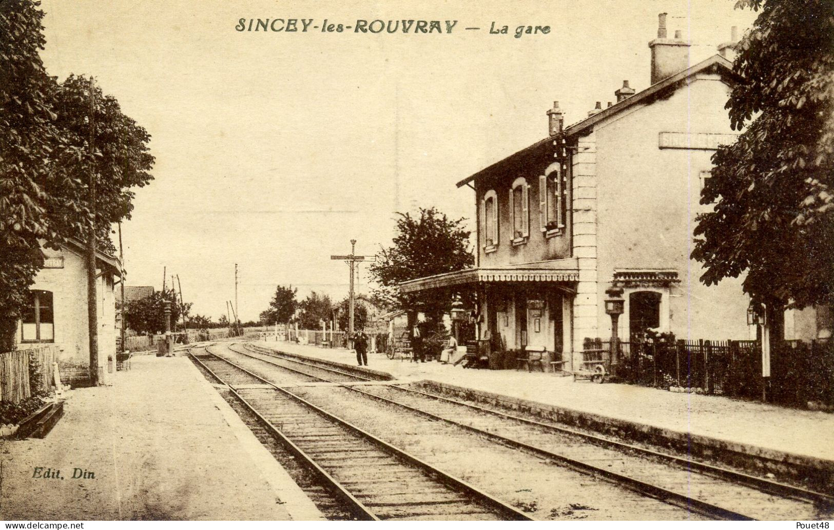 21 - SINCEY ROUVRAY - La Gare - Autres & Non Classés