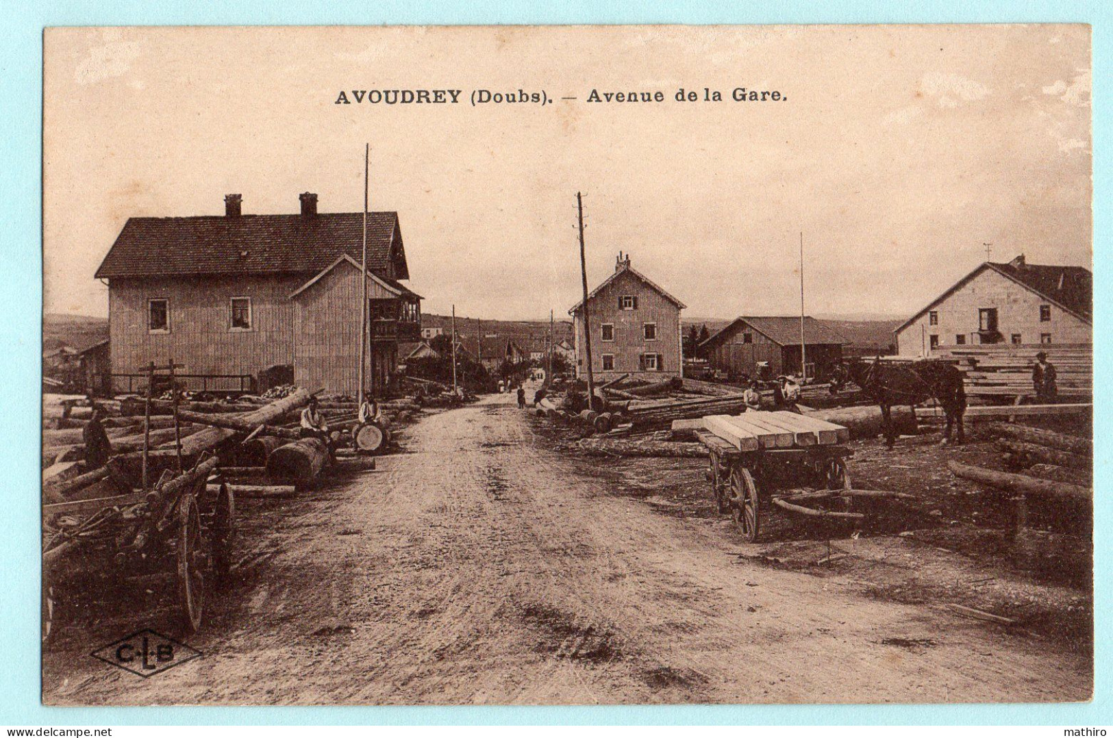 AVOUDREY - Avenue De La Gare - Autres & Non Classés