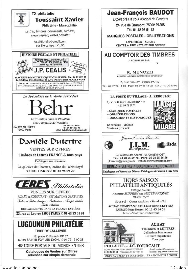 LES FEUILLES MARCOPHILES  Scan Sommaire N°350 - French