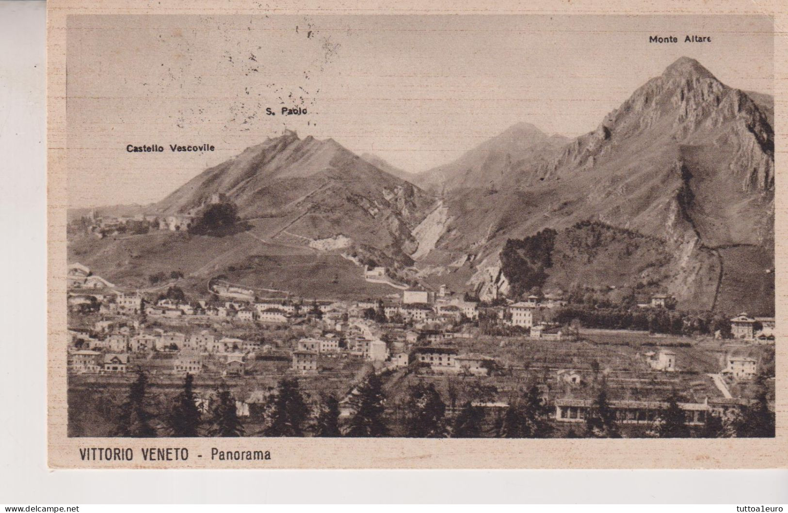 VITTORIO VENETO  TREVISO  PANORAMA  VG 1935 - Catanzaro