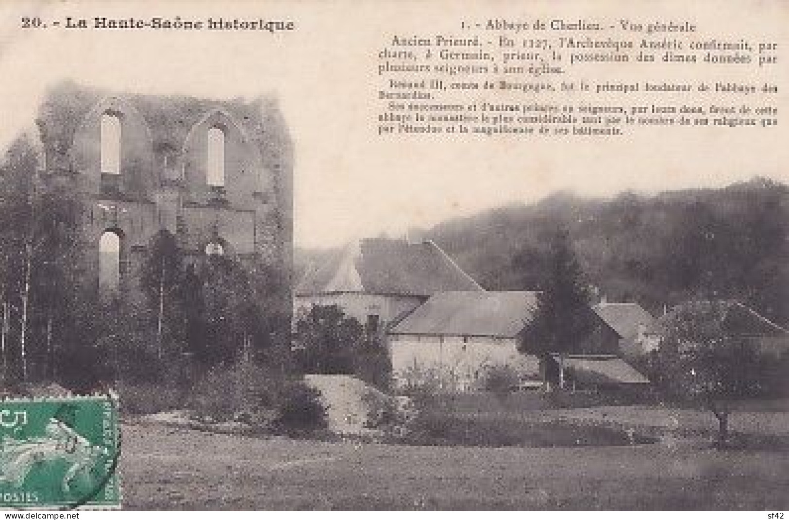 ABBAYE DE CHERLIEU        Vue Générale - Autres & Non Classés