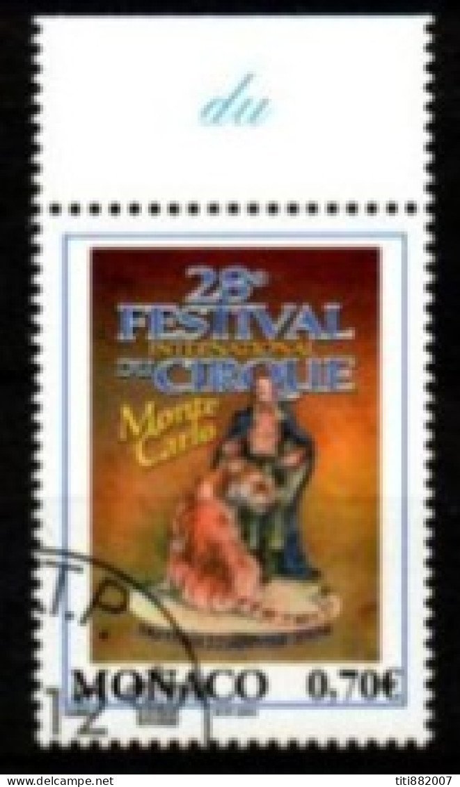 MONACO   -   2003 .  Y&T N° 2416 Oblitéré.   Cirque - Used Stamps