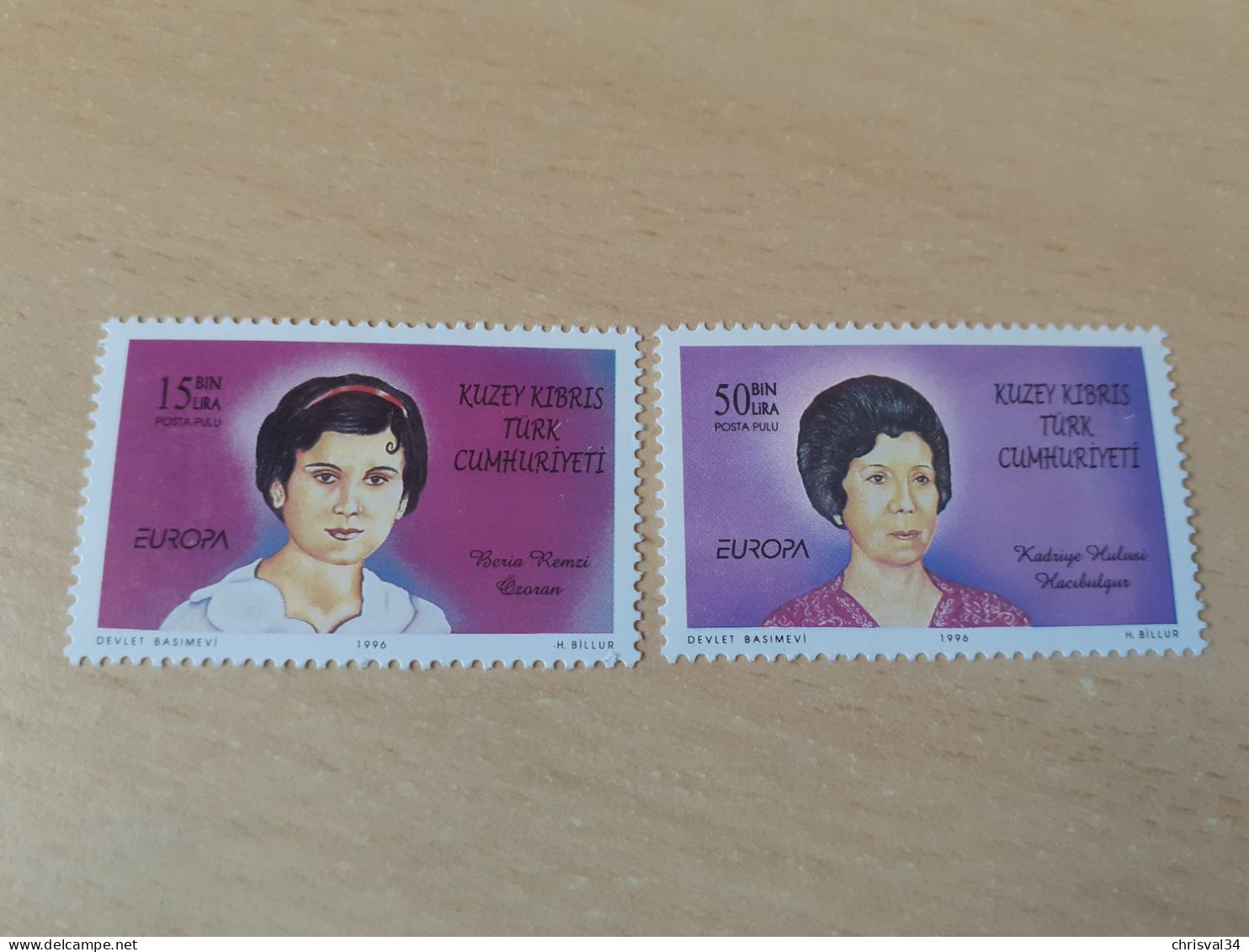 TIMBRES   TURQUIE  CHYPRE   ANNEE  1996     N  392  /  393    COTE  6,00  EUROS   NEUFS  LUXE** - Ongebruikt