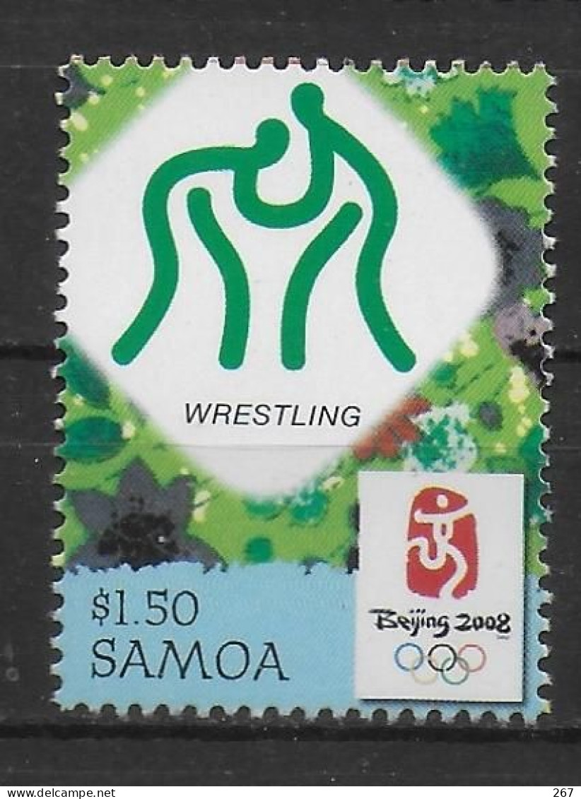 SAMOA  N° 1046   * *  Jo 2008  Lutte - Worstelen
