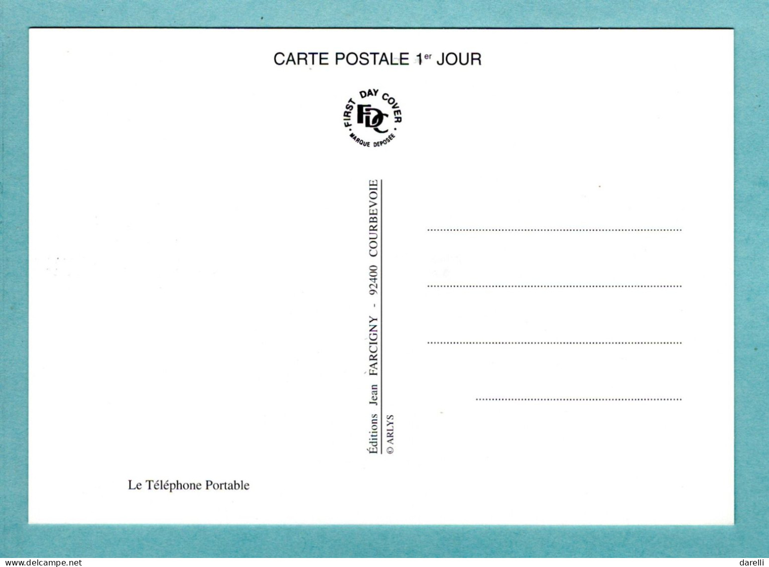 Carte Maximum 2001 - Le Siècle Au Fil Du Timbre - La Communication - Le Téléphone Portable YT 3374 - Paris - 2000-2009