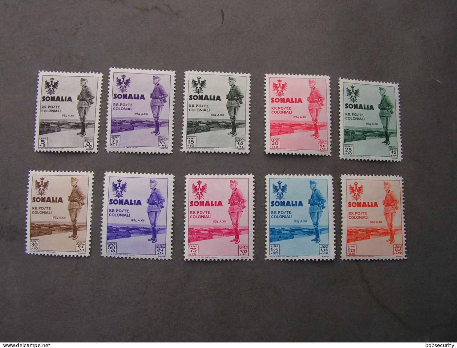 Somalia , 1935 , Lot Aus , 219 - 232 Nicht Komplett  LH , *  Falz - Somalie