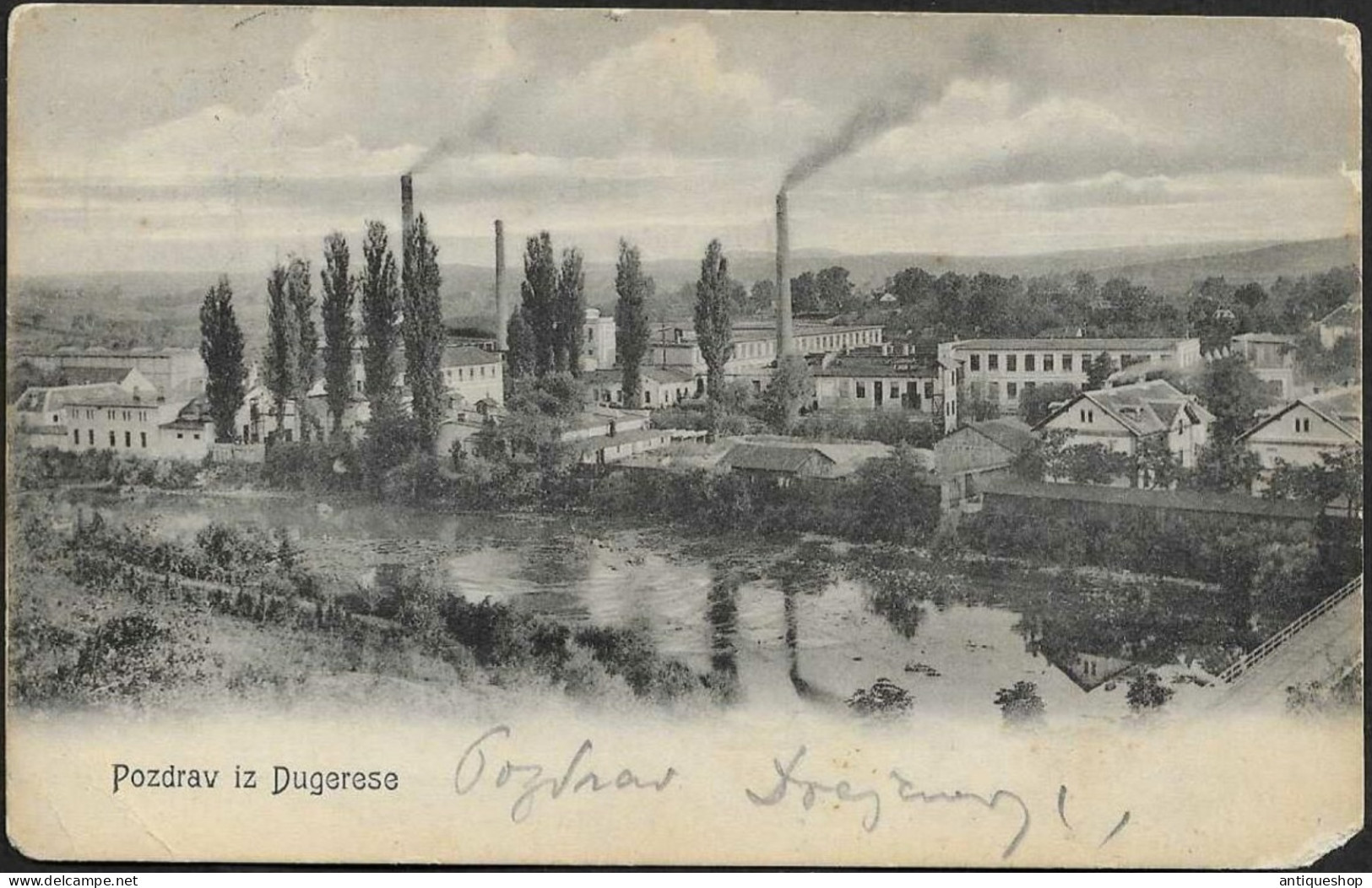 Croatia-----Duga Resa-----old Postcard - Croatie